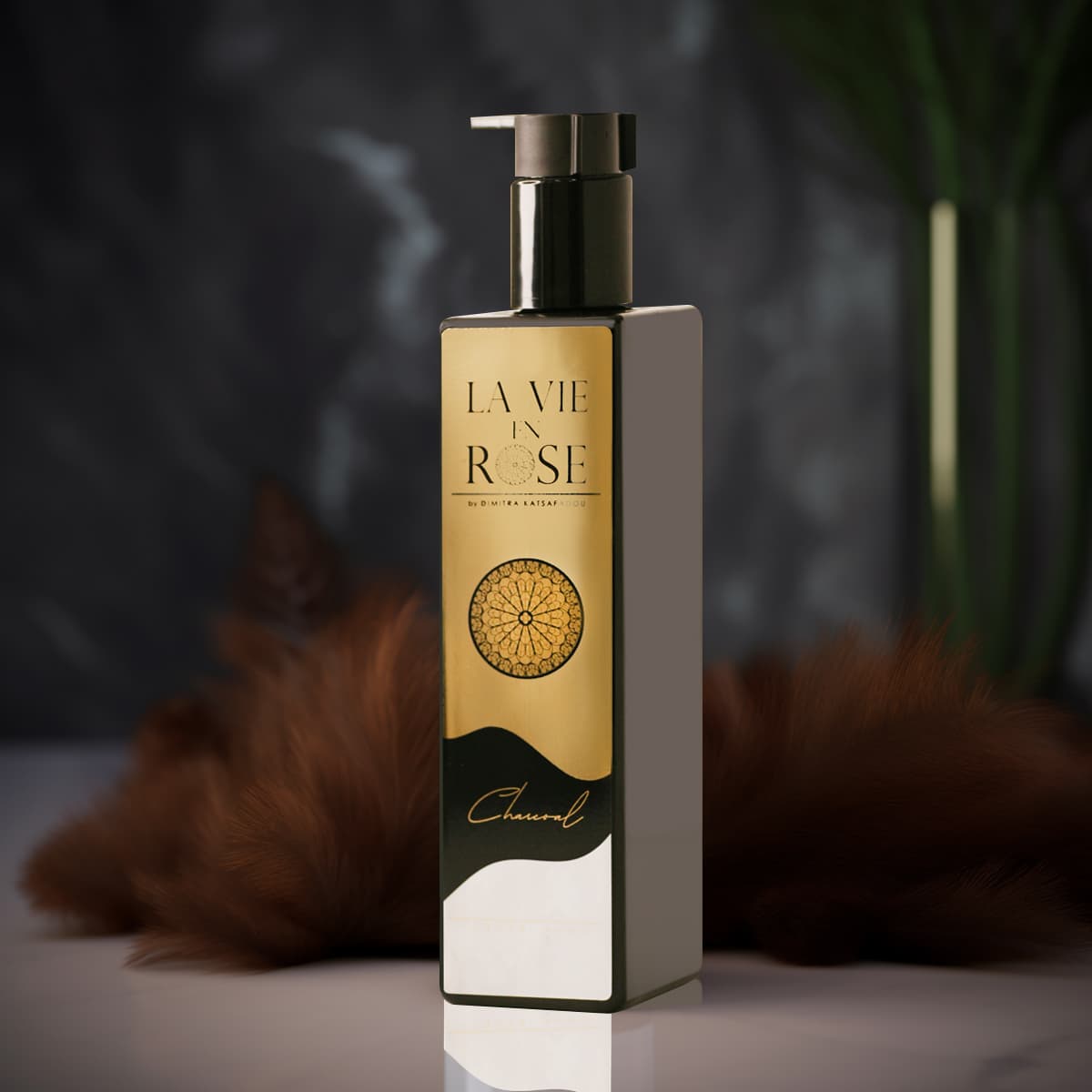 Charcoal liquid soap 300ml (Υγρό σαπούνι με ενεργό άνθρακα)