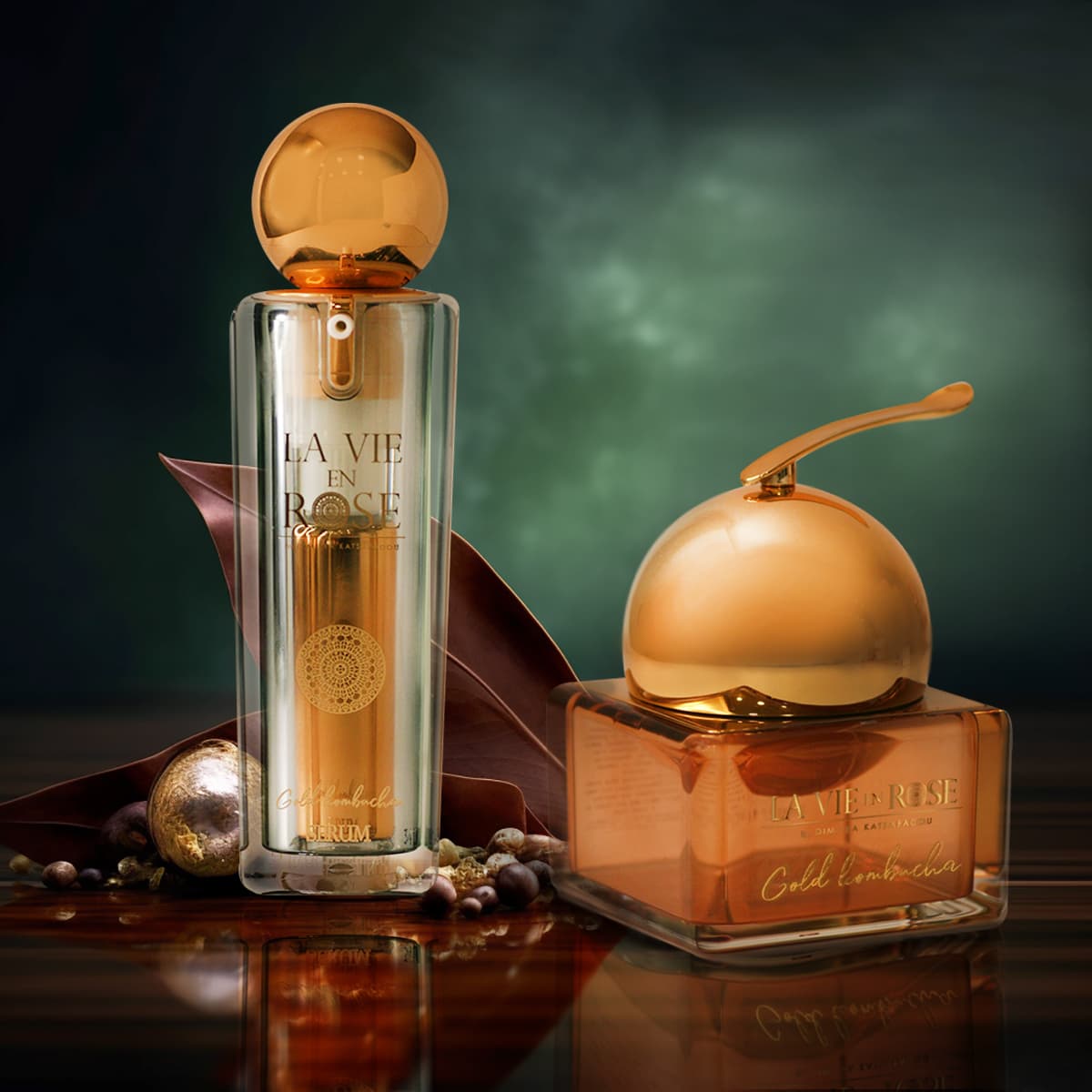 Gold Kombucha Set | Cream 30ml + Serum 30ml